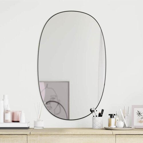  Zidno ogledalo crna 70x45 cm Cijene