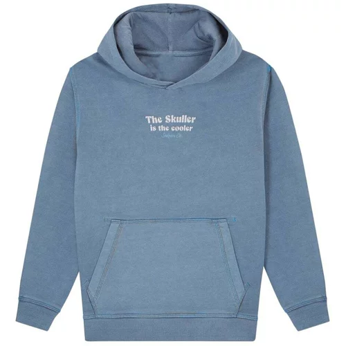 Scalpers Sweater majica 'Cooler' plava / bijela