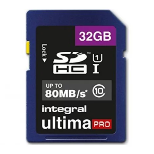 Integral Spominska kartica UltimaPro SDHC Class10 UHS-I U1, 32 GB + adapter