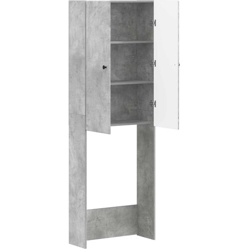  Kabinetska WC BREDA Betonska siva 66 x 25,5 x 190 cm Slike