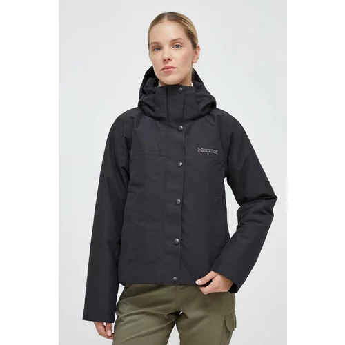 Marmot Sportska pernata jakna Chelsea boja: crna, za zimu