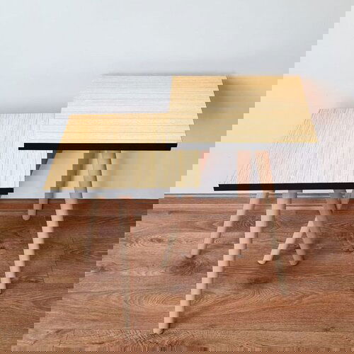Hanah home 2Shp118 - cream cream nesting table (2 pieces) Cene