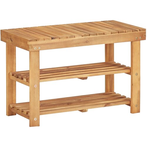 vidaXL stalak za cipele od masivnog bagremovog drva 70 x 32 x 46 cm Cene