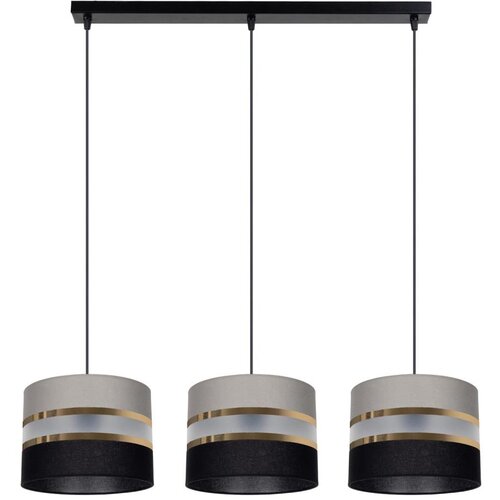  Luster na sajli CORAL 3xE27/60W/230V crno-sivi Cene
