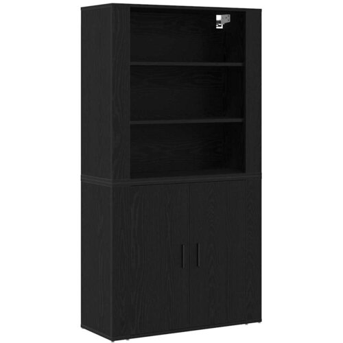 vidaXL Klop Črni hrast 80 x 33 x 150 cm Konstruiran les, (5000044690) Cene