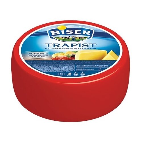 Mlekoprodukt Trapist BISER 45%mm 1kg Slike