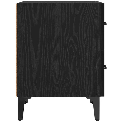  za krevet s ladicama 2 pcs Crni hrast 40 x 35 x 47,5 cm Slike