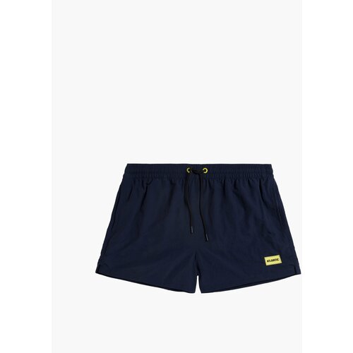 Atlantic Men's Short Beach Shorts - Navy Blue Slike