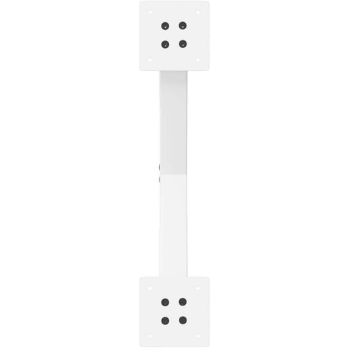 VidaXL Noge za jedilno mizo v obliki črke X, 2 kosa, bele barve, 57 x (72-73) cm, jeklo Slike