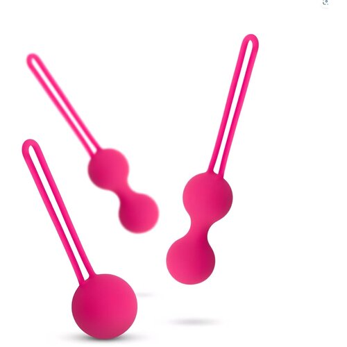 EasyToys LoveBalls - set loptica gej&amp;scaron;e - 3 dijela (roza) Slike