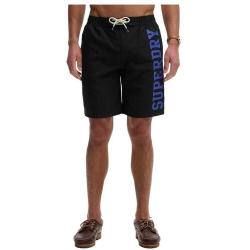 Superdry crni mu&scaron;ki &scaron;orts za kupanje Cene