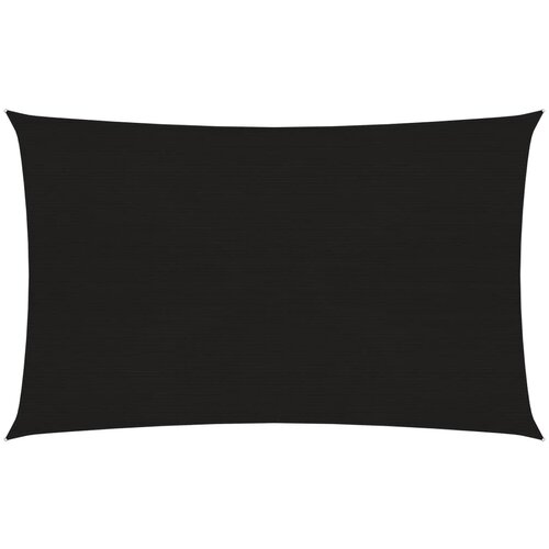 VidaXL Senčno jadro 160 g/m&amp;sup2; črno 2x4,5 m HDPE Slike