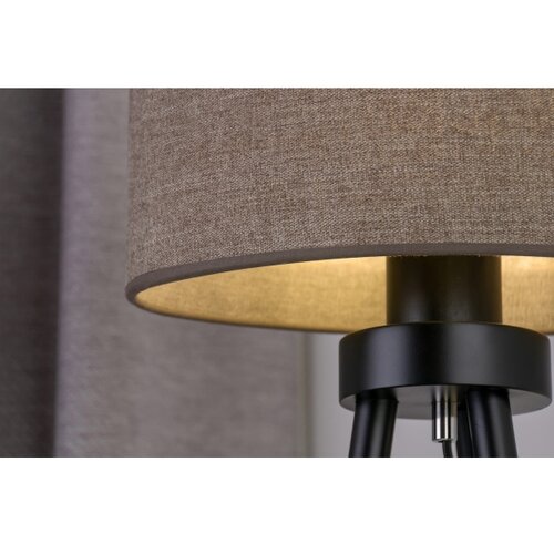  Duolla - Stona lampa OVAL 1xE27/15W/230V, prečnik 30 cm, braon Slike