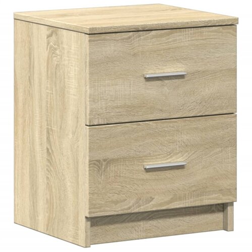 vidaXL Nočna omarica z 2 predaloma sonoma hrast 40x36x50 cm, (5000298582) Cene