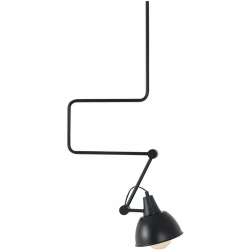 Custom Form Črna viseča svetilka s kovinskim senčnikom 90x90 cm Coben - CustomForm