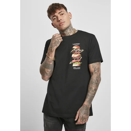 MT Men Black Burger T-Shirt