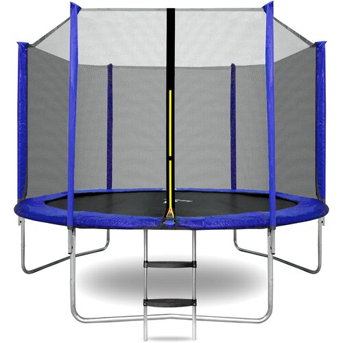  Trampolin 250 cm s vanjskom zaštitnom mrežom + stepenice AGA SPORT TOP MRT1008B - plavi Cijene