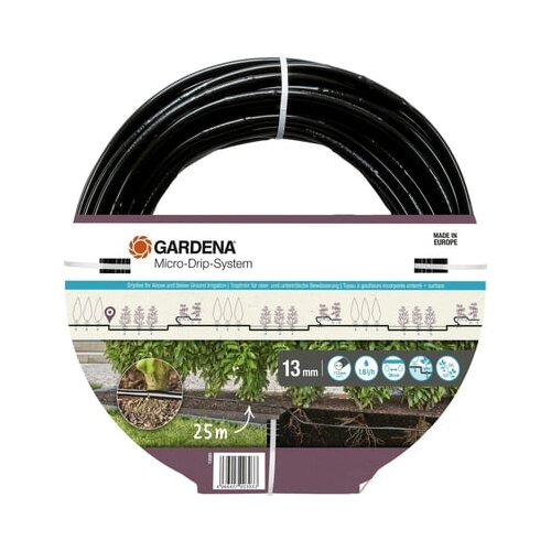 Gardena Micro-Drip-System kap po kap 1,6 l/h, polaganje iznad i ispod zemlje (25 m) micro-drip sustav cijev za kapanje 13 mm (1/2'') Ø 13503-20 Cijene