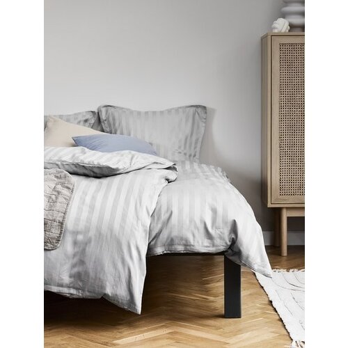  nell set satenske posteljine 140x200 svetlo siva ( 7391680 ) Cene