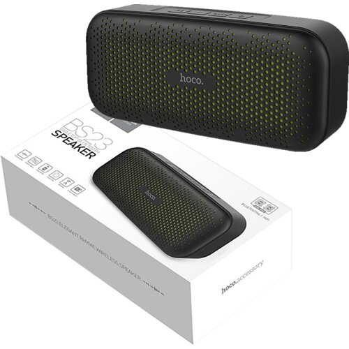 hoco. Hoco Zvučnik bežični, Bluetooth, 1200 mAh, 3 h, 5 W, BS23 Elegant rhyme, Crni Cijene