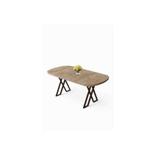 Hanah home trpezarijski sto kaye atlantic pine brown Cene