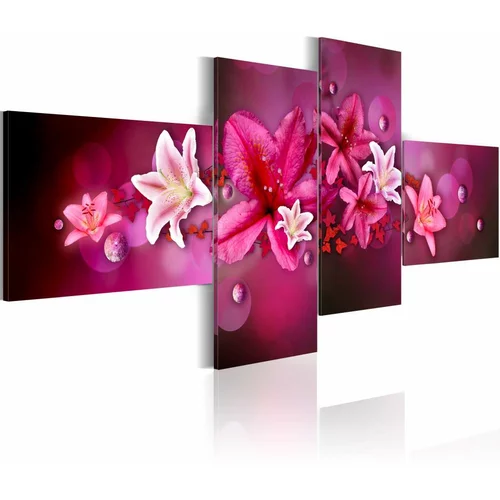  Slika - Lilies and pearls 100x45