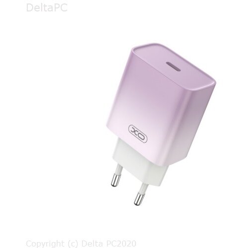 XO wall charger CE18 PD 30W 1x USB-C purple-white Cijene