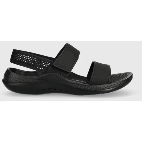Crocs Sandali Literide 360 Sandal ženski, črna barva, 206711
