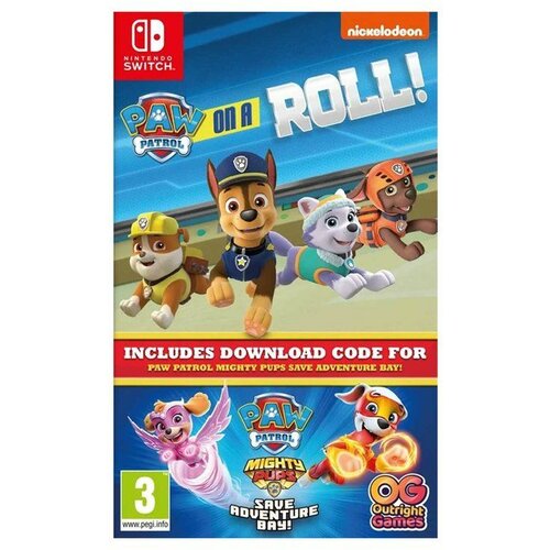 Outright Games Switch Paw Patrol On a roll + Mighty Pups Compilation Slike
