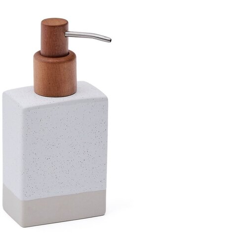 Kave Home Kremno bel keramičen dozirnik za milo 650 ml Careli &amp;ndash; Slike