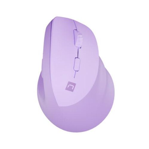 Natec Crake 2 Pure Lavender vertikalni bežični miš 2400dpi Bluetooth 5.2 + 2.4GHz NMY-2258 Cene
