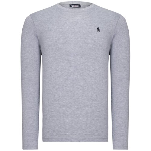 Dewberry T8588 BIKE COLLAR MEN'S SWEATSHIRT-ON GREY Cijene
