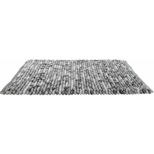 Wenko sivi kupaonski tepih s memorijskom pjenom Smooth Grey, 90 x 60 cm