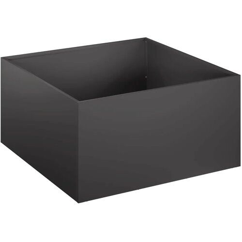  Vrtna saksija Crna 40 x 40 x 30 cm Čelična vrata - Crna 40 x 40 x 30 cm 1 Slike