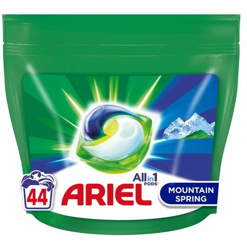 Ariel kapsule za pranje perila Mountain Spring, 44kos