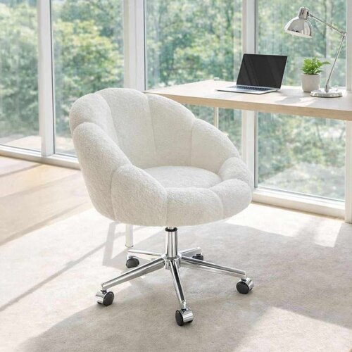 Atelier Del Sofa Papatya Metal - White White Wing Chair Slike