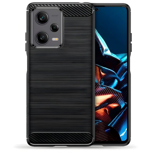 Techsuit Futrola Carbon Shield TPU za Xiaomi Redmi Note 12 Pro/Poco X5 Pro 5G - Crna Cijene