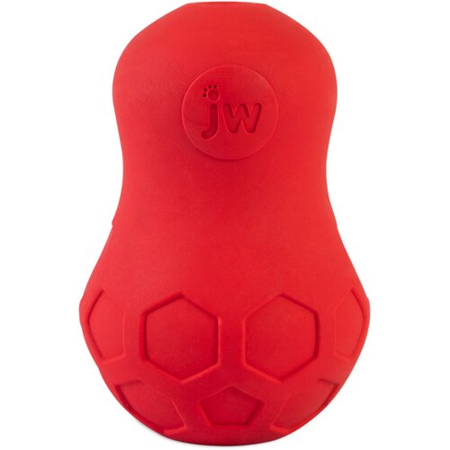 J &amp;amp; W Tumble Teez Treat Toy - Velikost M, rdeča Slike