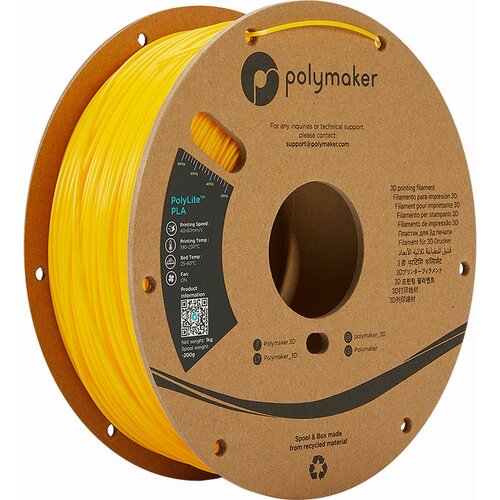Polymaker PolyLite PLA - Yellow, 1.75 mm (1.000 g) Cene