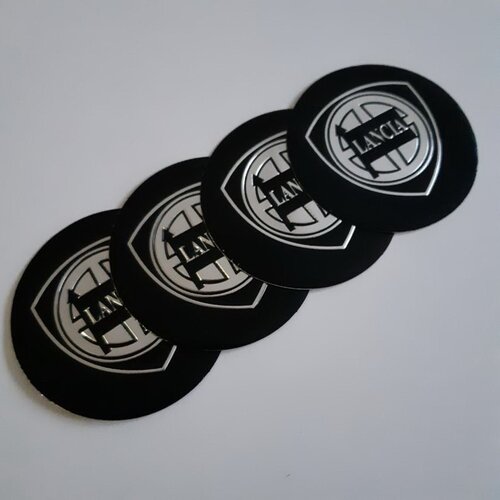  STIKERI ZA RATKAPE LANCIA FI76mm SET 4 KOMADA Slike