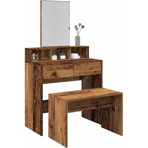 Toaletni stolac staro drvo 70x35x45 cm konstruirano drvo Cene