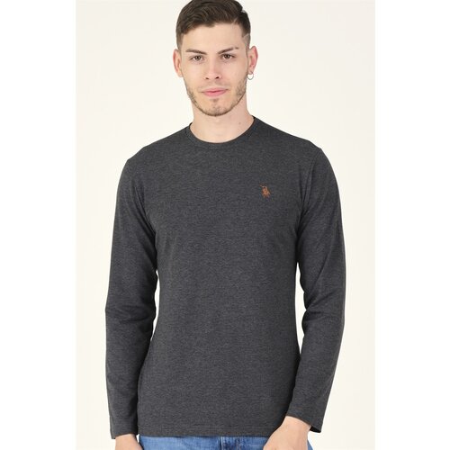 Dewberry T8588 BIKE COLLAR MEN'S SWEATSHIRT-ANTHRACITIS Cijene