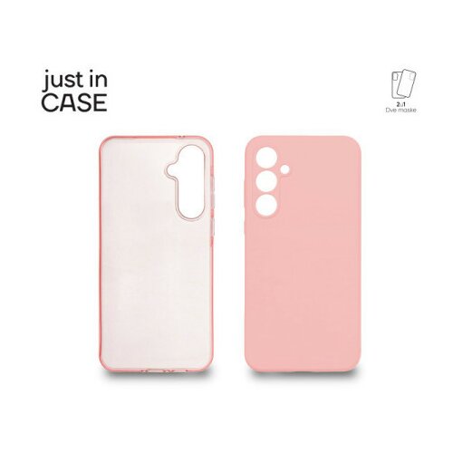 Just_in_Case 2u1 extra case mix paket maski za telefon Samsung Galaxy A55 pink ( MIX228PK ) Slike