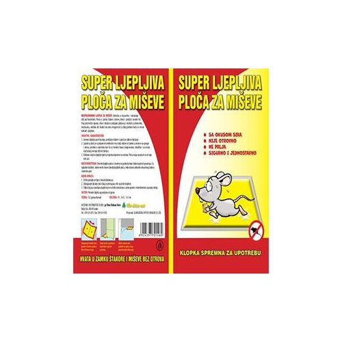  Ljepljiva ploča za mi&scaron;eve Cijene
