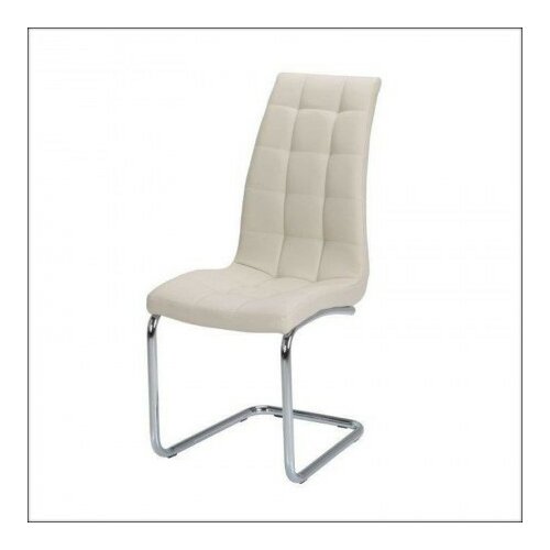 trpezarijska stolica DC865 noge hrom / krem 59x43x104cm ( 779-056 ) Slike