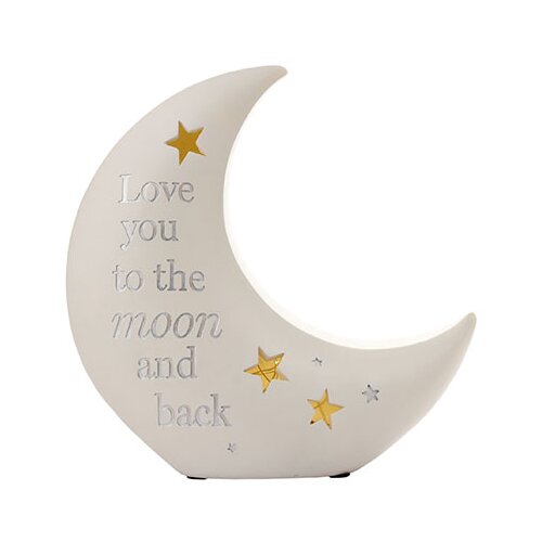 Widdop & Co. Bambino - Noćna lampa - Bambino, Moon Shaped, Love you to the Moon Cene