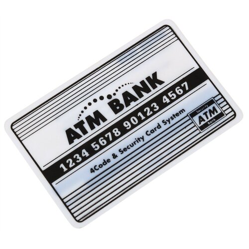  Kasica prasica u obliku bankomata s karticom za bankomat i PIN bravom - crvena Slike
