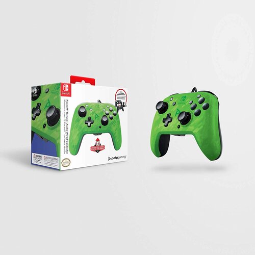 Pdp Kontroler žični Nintendo Switch Faceoff Deluxe Controller + Audio Kamuflažno Zelen Cene