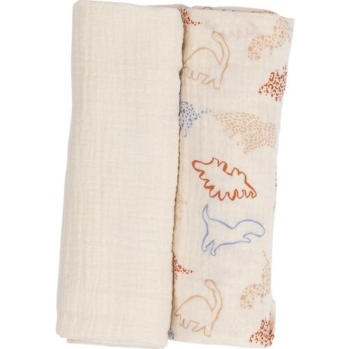Bubaba by FreeON tetra pelena muslin 2/1 životinjice beige 70x70 cm beige Slike