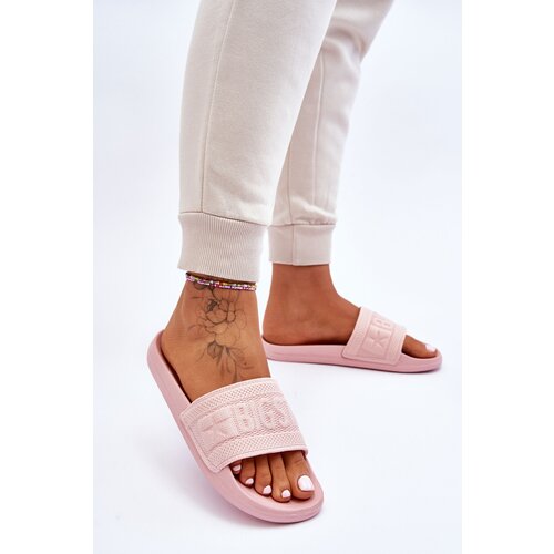 Big Star Women&amp;#039;s Fashion Slippers LL274A157 Light Pink Slike